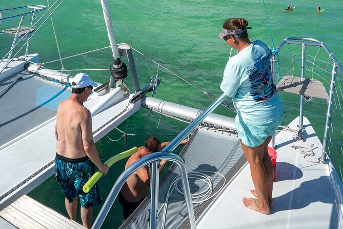 Champagne Dolphin Sail and Reef Snorkel - Reef snorkeling with sanitized gear and easy lessons