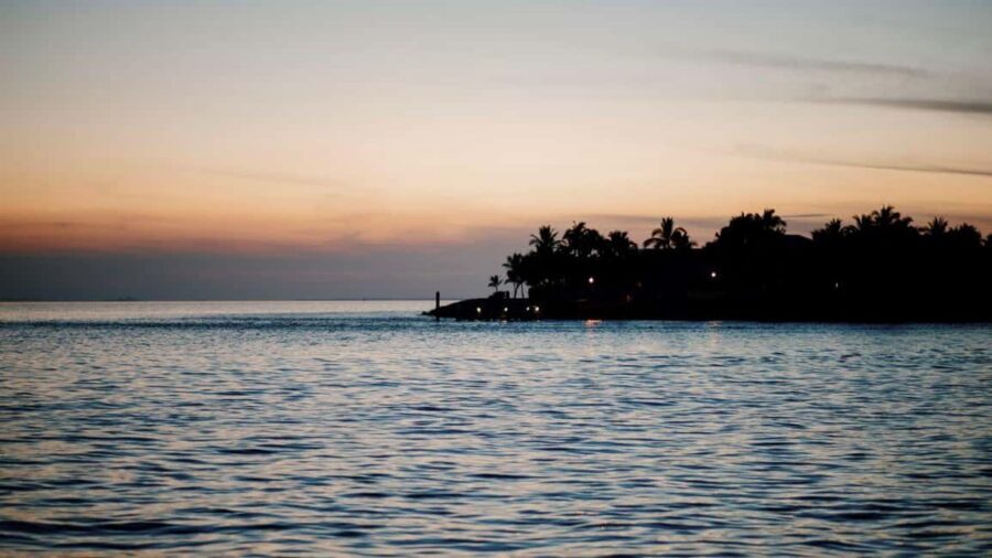 Key West: Catamaran Champagne Sunset Sail - After sunset: painted skies, then starlit sky overhead