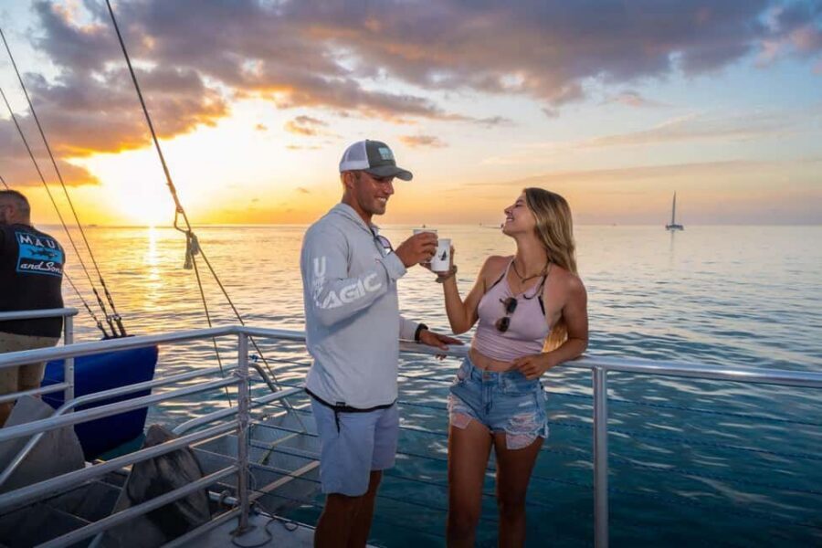 Key West: Catamaran Champagne Sunset Sail - The sail itself: wind-in-your-hair cruising, not just a slow boat ride