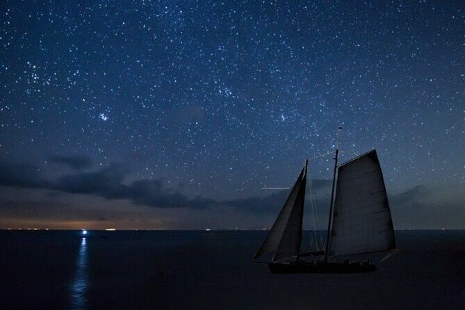 Key West Night Cruise aboard Schooner America 2.0 - The route: waterfront cruising before the stars show up
