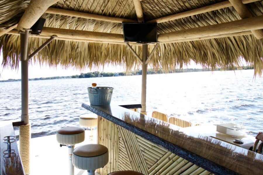 Key West: Private Tiki Bar Party Boat & Mini Sandbar - A Private Tiki Boat in Key West: What the 2-Hour Party Looks Like