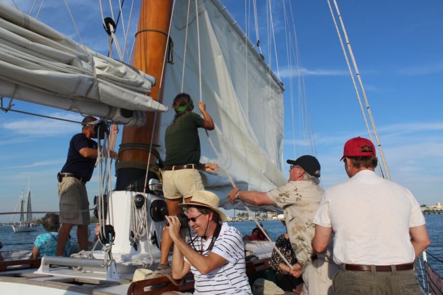 Key West: Schooner Day Sail with Onboard Bar - The First Stretch: Leaving Key West Waterways Behind
