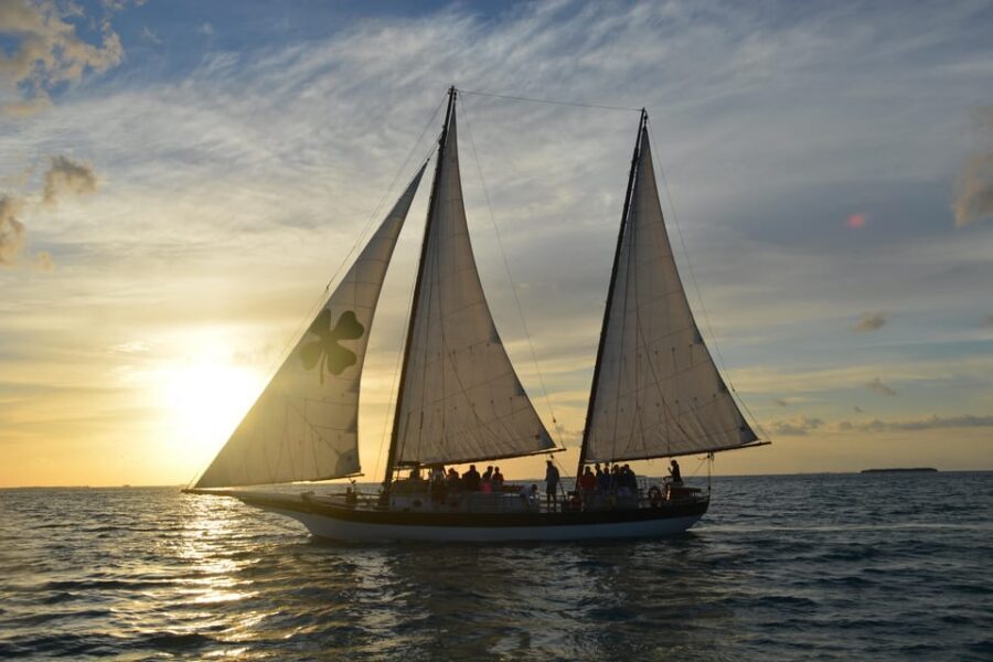 Key West's Schooner Appledore Star Champagne Sunset Sail - Chef-made hors d’oeuvres and cocktail shrimp that match the pace