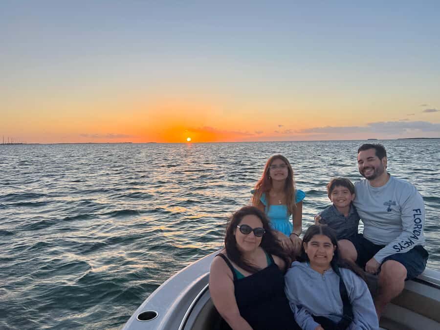 Private Sunset Cruise - The sunset spot: quiet, private, and timed about 20 minutes early